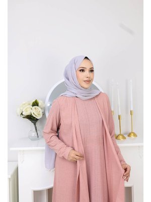 Pudra Yelekli Takım