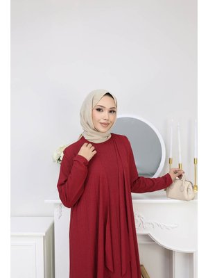 Bordo Yelekli Takım