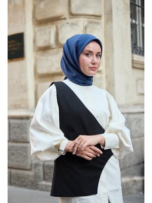 Monogram Pamuk İpek Eşarp