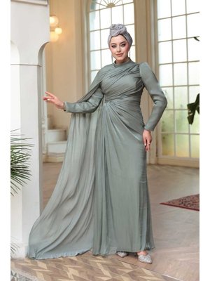 Pelerin Detaylı Çağla Yeşili 52142cy