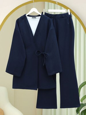 Laci Çapraz Bağlamalı Selanik Kimono Takım