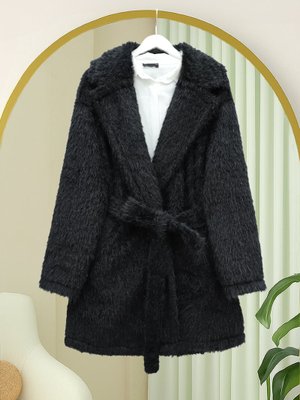 Siyah Beli Kuşaklı Cepli Sakallı Kap