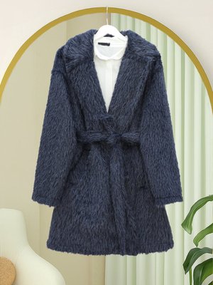 Laci Beli Kuşaklı Cepli Sakallı Kap