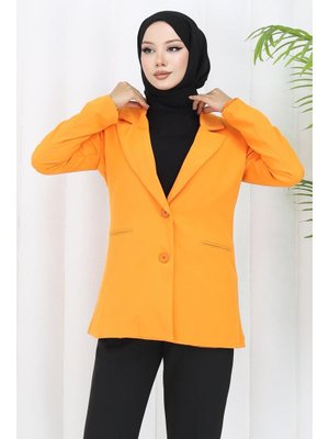 Turuncu Arin Blazer Ceket