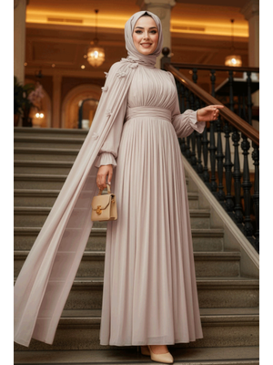 Pelerin Detaylı Bej 5394bej