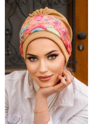 Bej Rengi Batik Desen Bantlı Bone