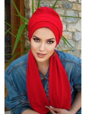 Kırmızı Atkılı Bone