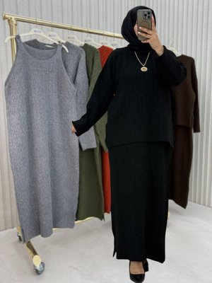 Siyah Jile Kazak Takım