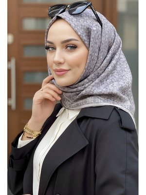Vizon Soft Dijital Pamuklu Eşarp