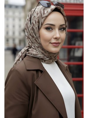 Vizon Soft Dijital Pamuklu Eşarp