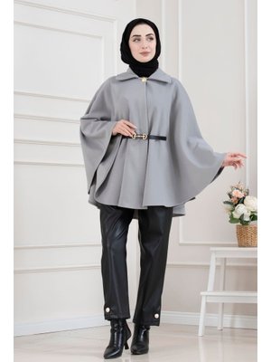 Füme Beli Kemerli Kaşe Panço