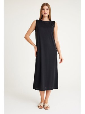 2304_kolsuz Elbise Astarı Pamuk İçlik Jüpon