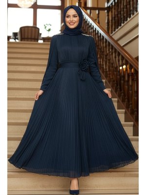 Pelerin Detaylı Lacivert 54331l