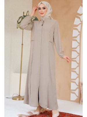 Pile Detaylı Bej Ferace 45289bej