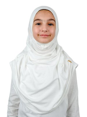 Pratik Hazır Geçmeli Çocuk Şal Krem