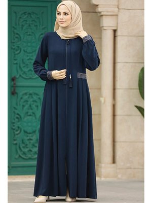 Pile Detaylı Lacivert Ferace 45271l