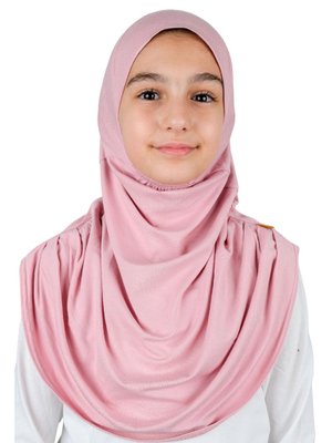 Pratik Hazır Geçmeli Çocuk Şal Pudra