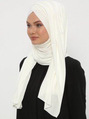 Krem Pratik Çapraz Şal