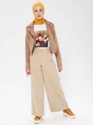 Taş Bol Paça Pantolon