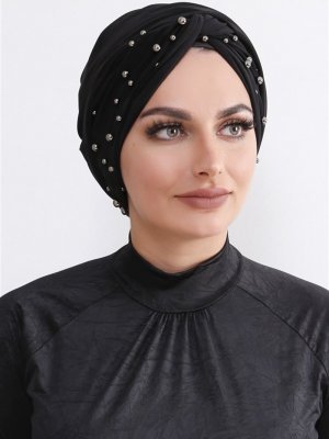 Siyah Nikel İncili Dolama Bone Siyah Nikel İncili Dolama Bone