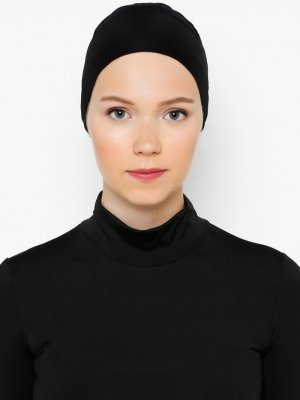 Siyah Dikişsiz Bone