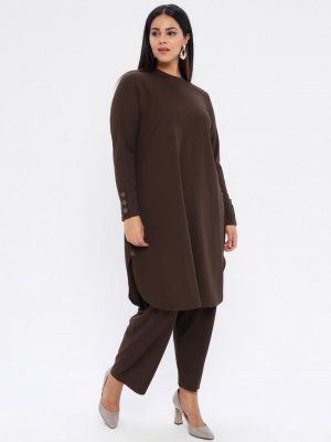 Haki Tunik&Pantolon İkili Takım Haki Tunik&Pantolon İkili Takım