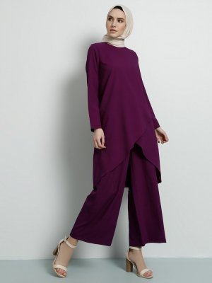 Mor Tunik&Pantolon İkili Takım Mor Tunik&Pantolon İkili Takım
