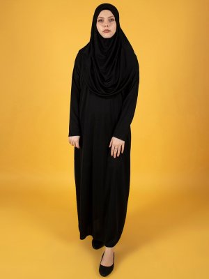 Siyah Namaz Elbisesi Siyah Namaz Elbisesi