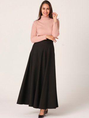 Siyah Kloş Etek Siyah Kloş Etek