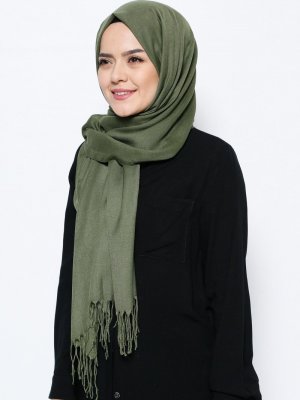 Haki Paşmina Şal