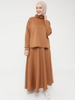 Camel Scuba Bluz&Etek İkili Takım