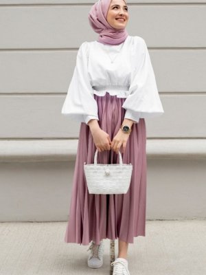 Pembe Holly Pudra Takım