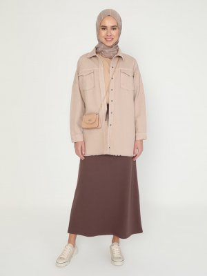 Kahve Cepli Spor Etek Kahve Cepli Spor Etek