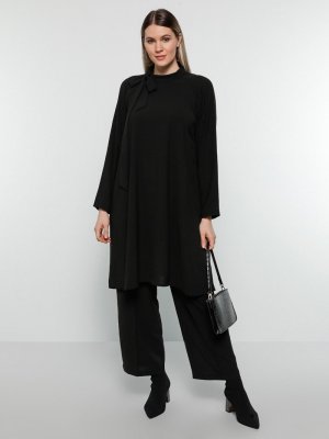 Siyah Tunik&Pantolon İkili Takım