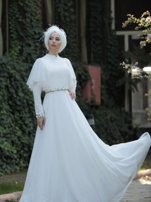 Ekru Papatya Elbise Ekru Papatya Elbise