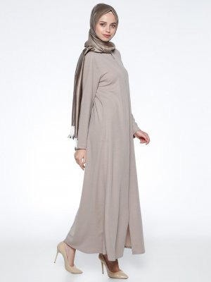 Vizon Fermuarlı Ferace