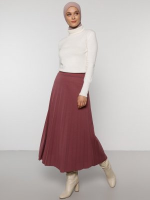 Gül Kurusu Piliseli Etek Gül Kurusu Piliseli Etek