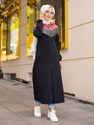 Siyah Gül Kurusu Garnili Kap